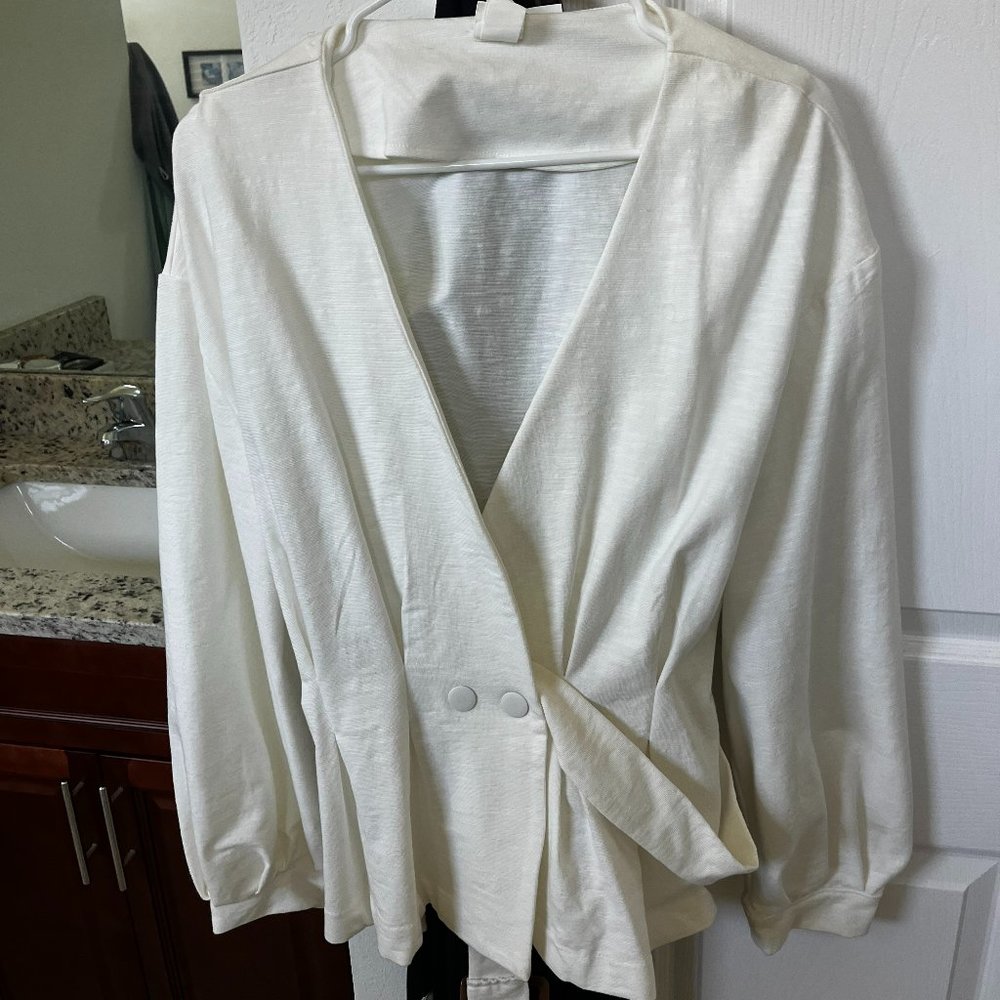 white blazer